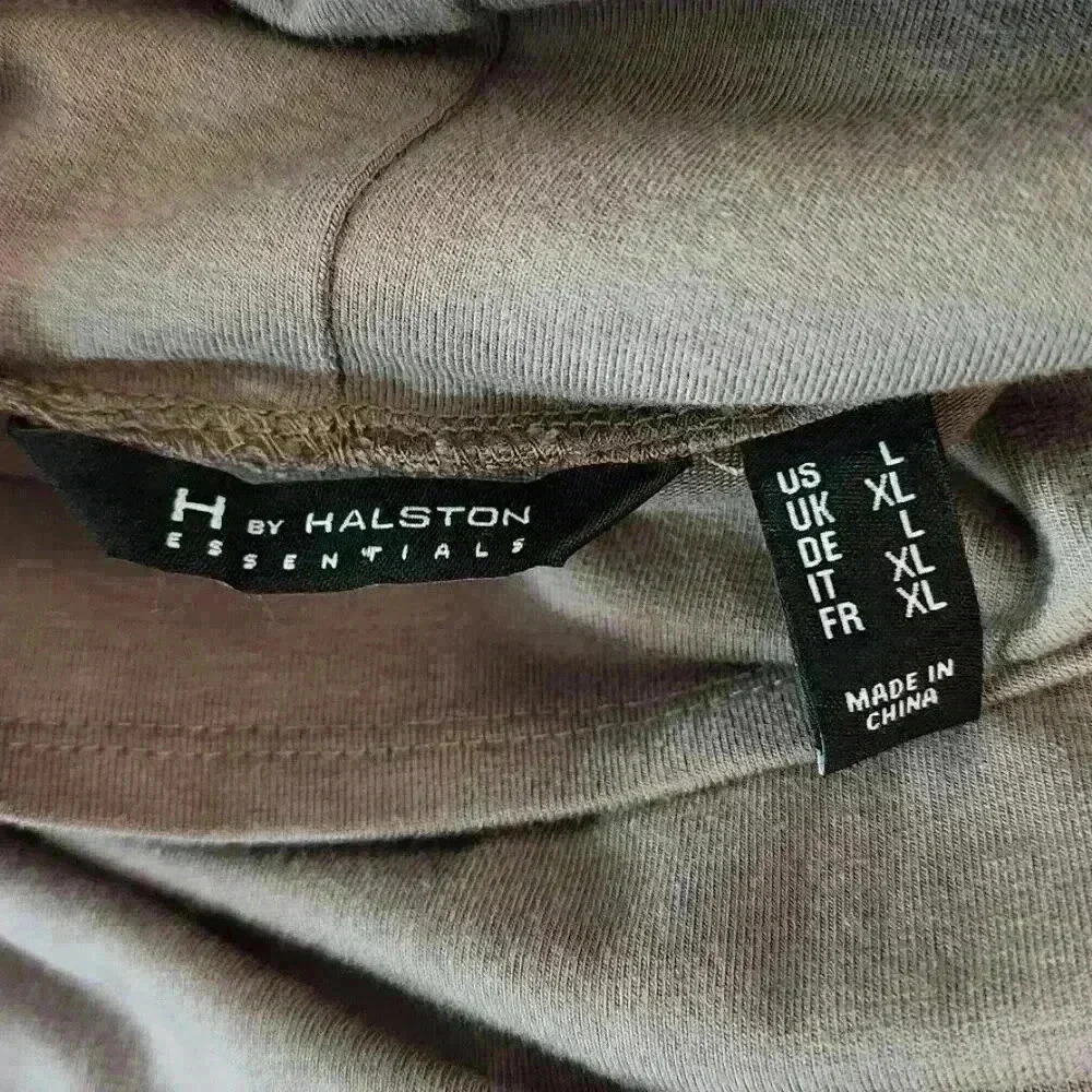 H by Halston Essentials‎ Turtleneck Midi Shirt Dress Womens Size Large A311545 - Picture 4 of 6